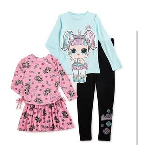L.O.L surprise 4pc girls outfit size 10/12